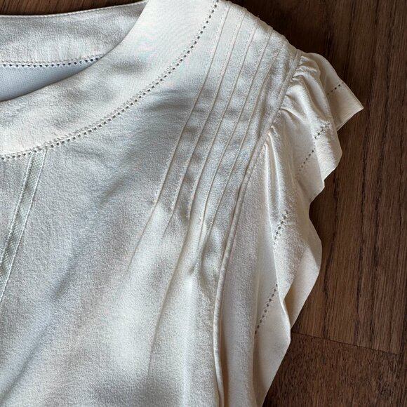 Whistles Cream Silk Dress - UK 12 / EU 40 / US 8 - Picture 4 of 13